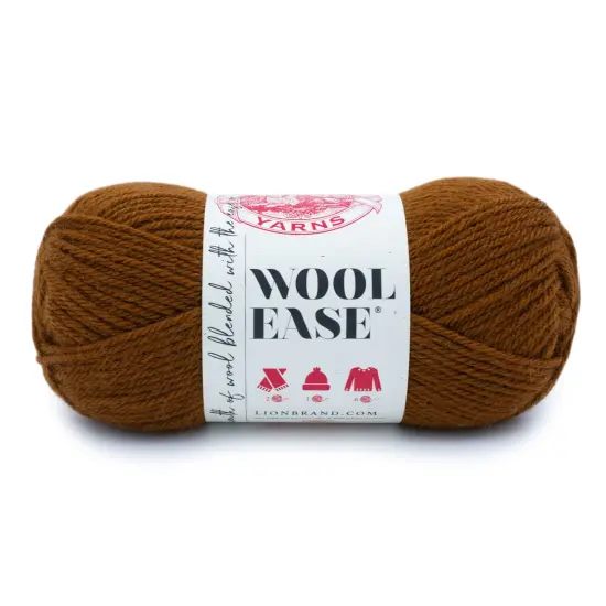 (Pack of 3) Lion Brand Wool-Ease Yarn -Umber {1}