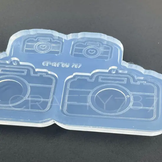 Camera Dangle Earring Silicone Mold Layer Camara(D4) {4}