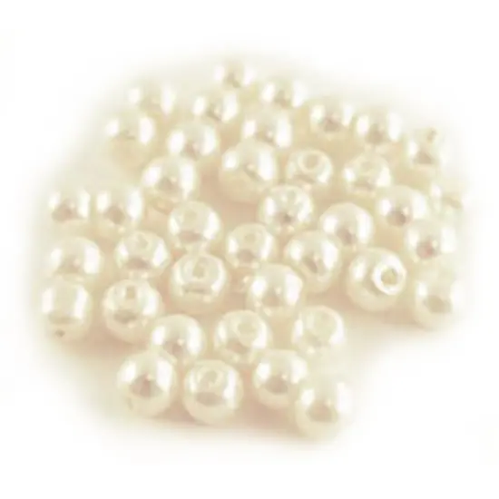 Craft Medley Glass Fired Pearl Beads 135/Pkg {3}