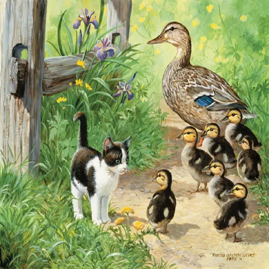 Sunsout Duck Inspector 500 pc Jigsaw Puzzle 51917 {1}