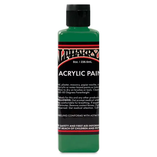 Alpha6 Alphakrylic Acrylic Paint - Alpha Green, 8 oz {1}