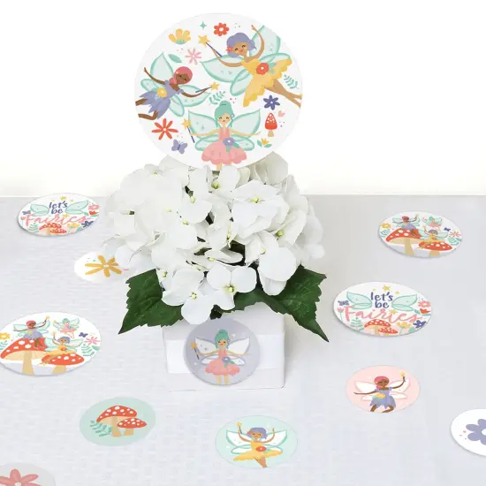 Big Dot of Happiness Let's Be Fairies - Fairy Garden Birthday Party Giant Circle Confetti - Party Decorations - Large Confetti 27 Count {7}