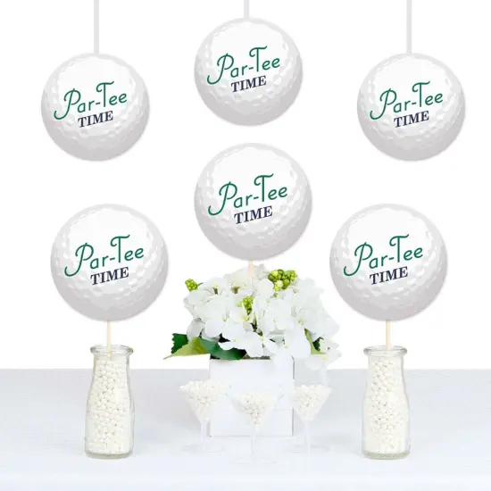 Big Dot of Happiness Par-Tee Time - Golf - Paper Decorations DIY Birthday or Retirement Party Essentials - Set of 20 {1}