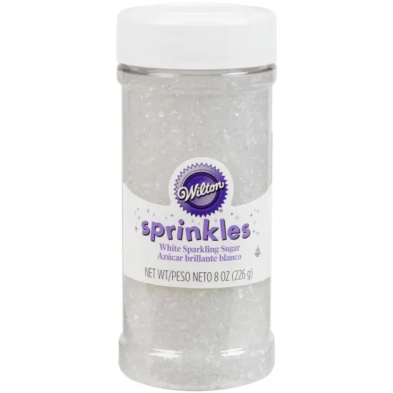Wilton Sugar Sprinkles 8oz-White {1}