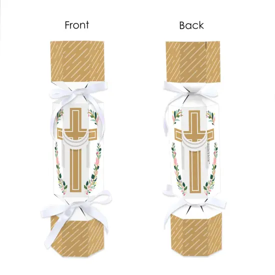 Big Dot of Happiness Religious Easter - No Snap Christian Holiday Party Table Favors - DIY Cracker Boxes - Set of 12 {7}