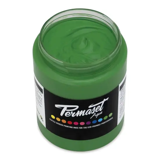 Permaset Aqua Fabric Ink - Supercover Mid Green, 300 ml {1}