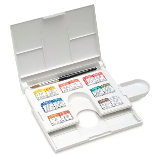 Winsor & Newton Professional Watercolor - Set of 14 Field Pocket Set, Assorted, Half Pans {1}