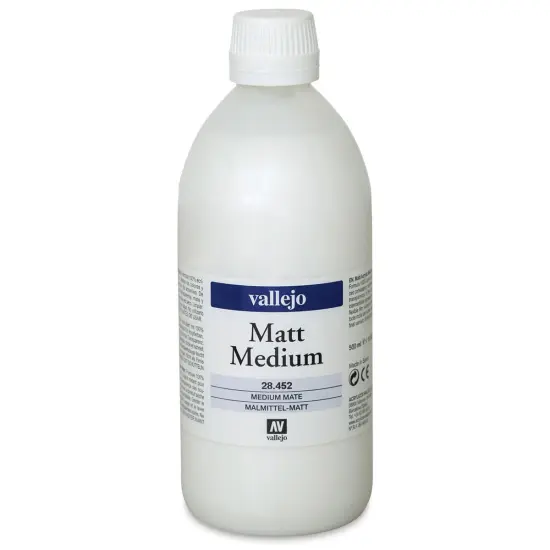 Vallejo Acrylic Medium - Matte, 500 ml {2}