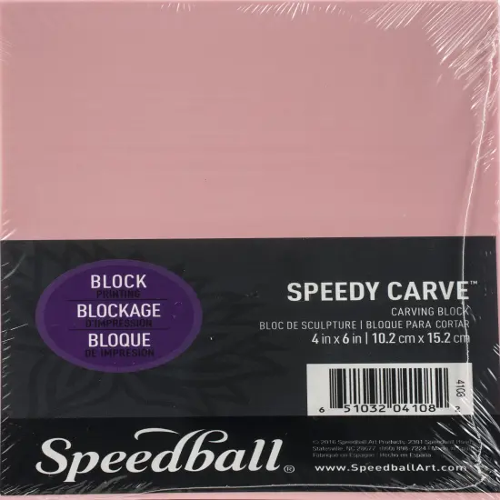 Multipack of 6 - Speedball Speedy-Carve Block-4"X6" {3}