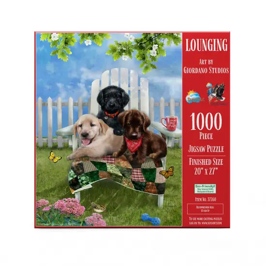 Sunsout Lounging 1000 pc Jigsaw Puzzle 37260 {4}
