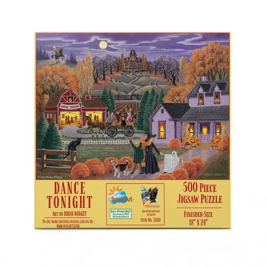 Sunsout Dance Tonight 500 pc Halloween Jigsaw Puzzle 51110 {4}