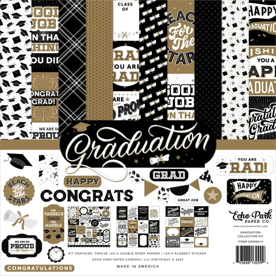 Echo Park Collection Kit 12"X12"-Graduation {1}