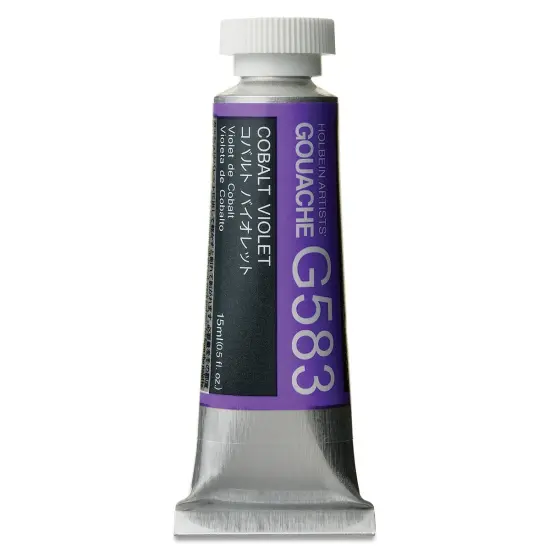 Holbein Artists' Gouache - Cobalt Violet, 15 ml tube {1}