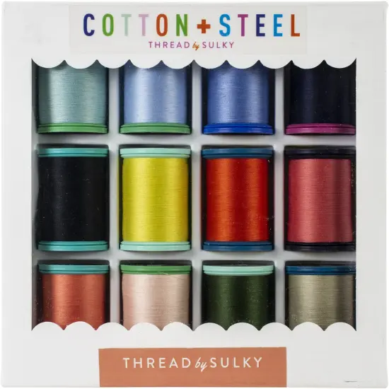 Sulky Cotton + Steel Thread Collection 50wt 660yd 12/Pkg-Wildflowers {1}
