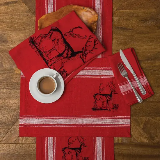 Stag Feed Sack Table Runner 13" x 72" {3}