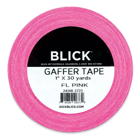 Blick Gaffers Tape - 1" x 30 yds, Fluorescent Pink {1}