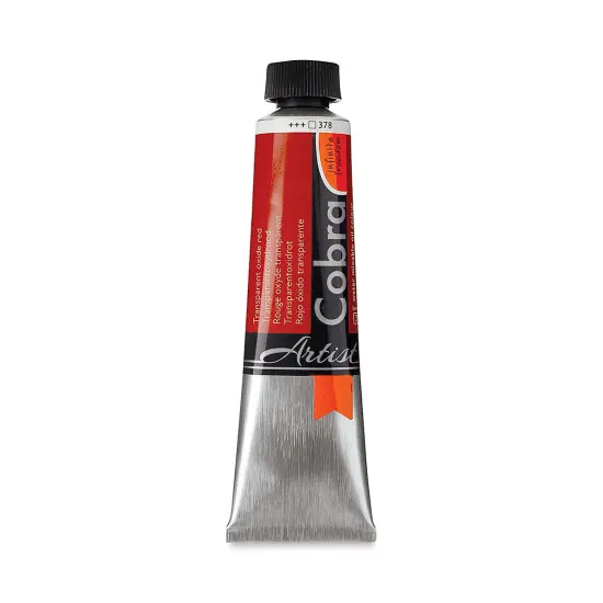 Cobra Artist Water Mixable Oil Paint - Transparent Oxide Red, 40 ml tube {2}