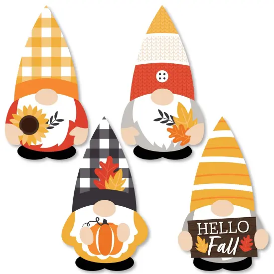 Big Dot of Happiness Fall Gnomes - DIY Shaped Autumn Harvest Party Cut-Outs - 24 Count {1}