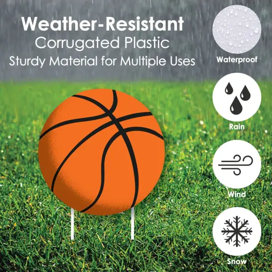 Big Dot of Happiness Go, Fight, Win - Sports - Yard Sign & Outdoor Lawn Decorations - Baby Shower or Birthday Party Yard Signs - Set of 8 {4}