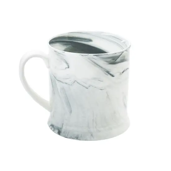 Agate Ware Swirl Design Stoneware Mug Set of 4 16 oz {4}