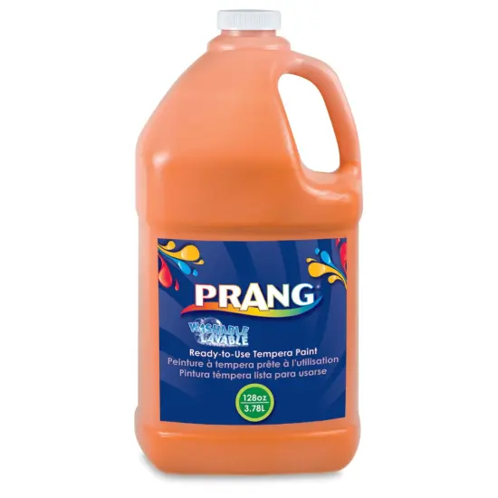 Prang Ready-To-Use Washable Tempera Paint - Orange, Gallon {1}