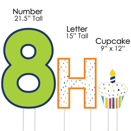 Big Dot of Happiness 18th Birthday - Cheerful Happy Birthday - Yard Sign Outdoor Lawn Decor - Colorful Birthday Party Yard Signs - Happy 18th Birthday {7}