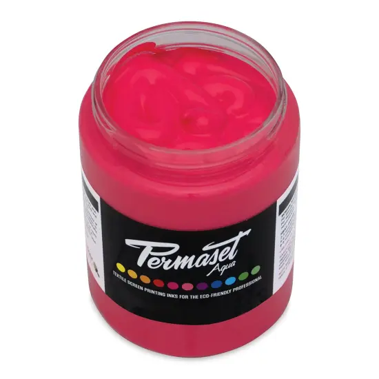 Permaset Aqua Fabric Ink - Supercover Glow Red, 300 ml {1}