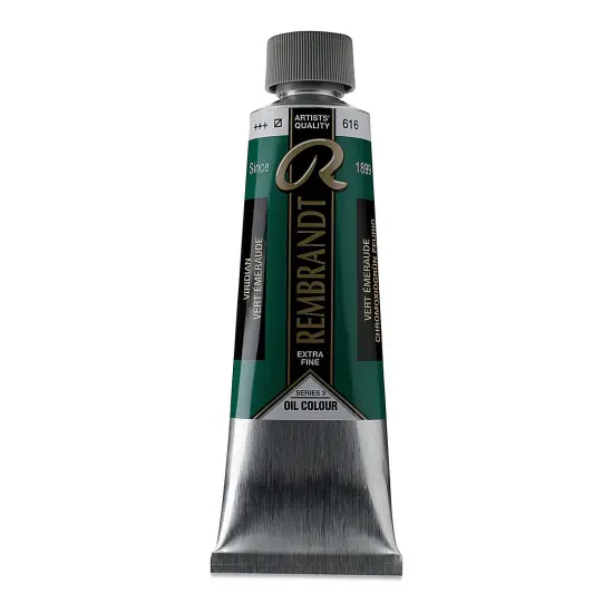 Rembrandt Artists' Oil Color - Viridian, 150 ml tube {2}