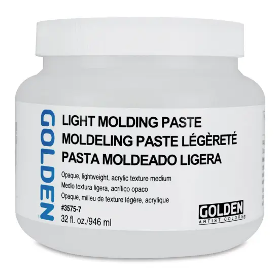 Golden Light Molding Paste Medium - 32 oz jar {2}