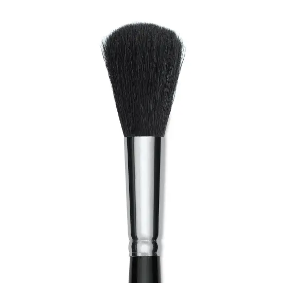 Silver Brush Black Goat Silver Mop Brush - Round, Size 16, Short Handle {1}