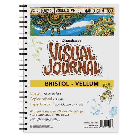 Strathmore Bristol Visual Journal - Vellum, 12" x 9" {1}