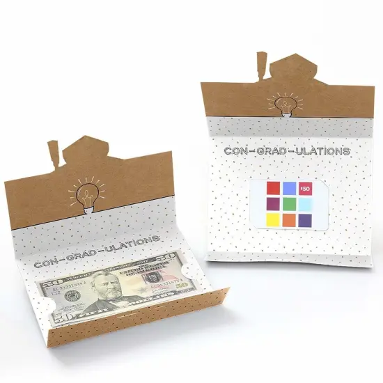 Big Dot of Happiness Bright Future - Graduation Party Money Holder Cards - Set of 8 {3}