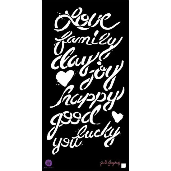 Prima Marketing Inc Jamie Dougherty Bloom Stencil, 6x12 655350980436 {1}