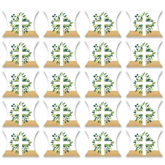 Big Dot of Happiness Elegant Cross - Favor Gift Boxes - Religious Party Petite Pillow Boxes - Set of 20 {6}