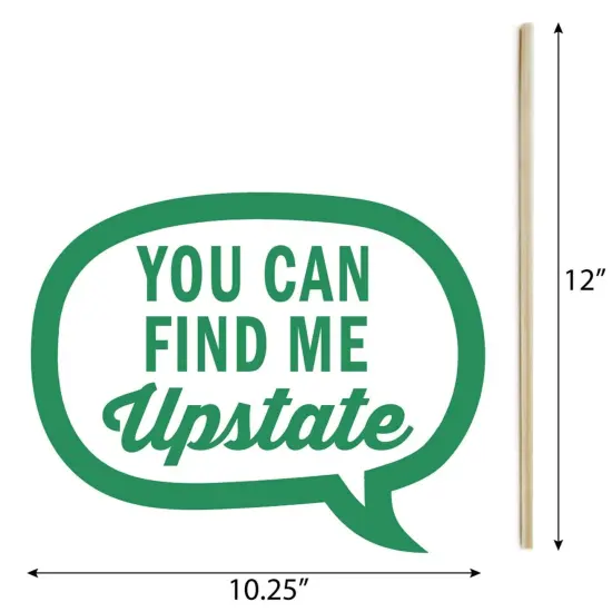 Big Dot of Happiness Funny New York - Photo Booth Props Kit - 10 Piece {6}