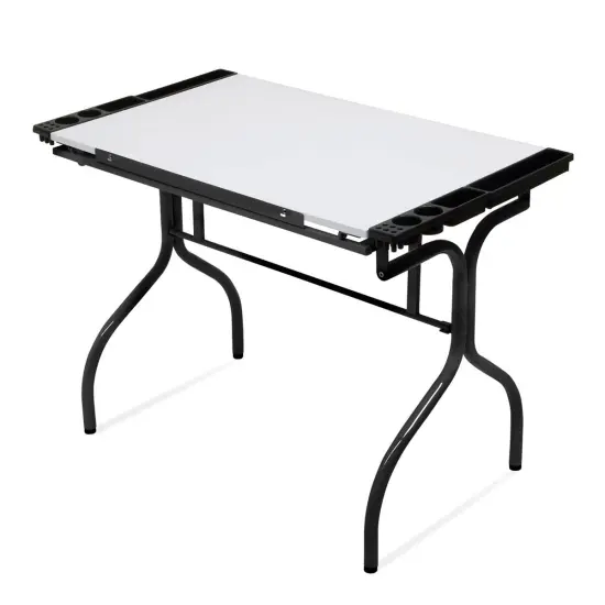 Studio Designs Folding Craft Station - White with Black Base {2}