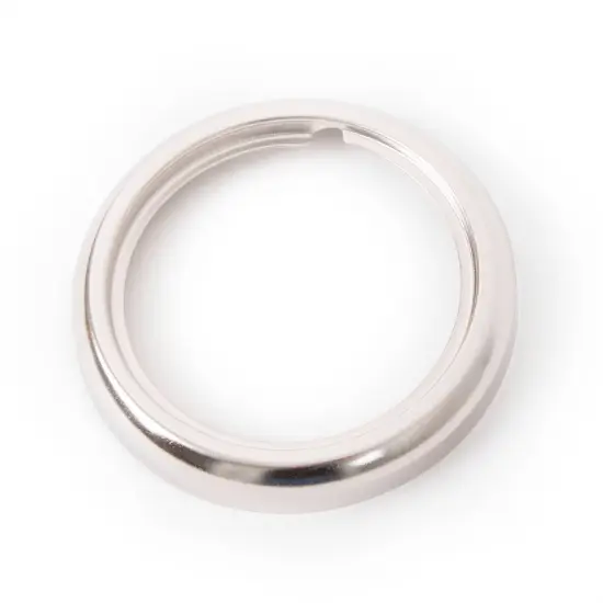 Aladdin Blade Style Burner Collar for Oil Lamps, Glue-On, N122N Nickel Finish {1}