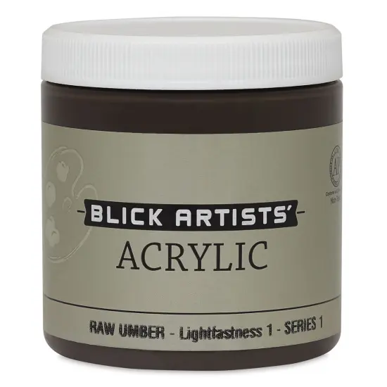 Blick Artists' Acrylic - Raw Umber, 8 oz jar {1}