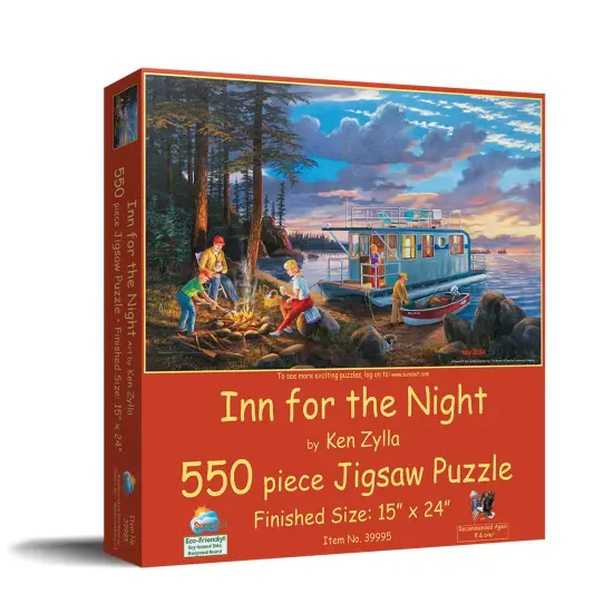 Sunsout Inn for the Night 550 pc Jigsaw Puzzle 39995 {3}