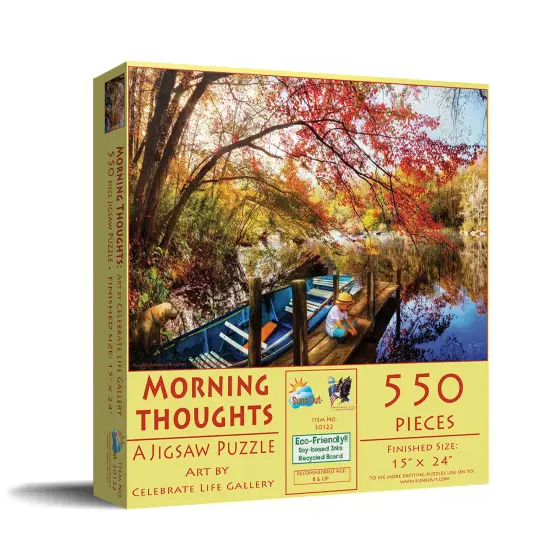 Sunsout Morning Thoughts 550 pc Jigsaw Puzzle 30122 {3}