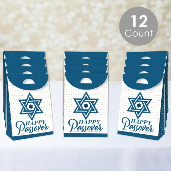 Big Dot of Happiness Happy Passover - Pesach Jewish Holiday Gift Favor Bags - Party Goodie Boxes - Set of 12 {3}