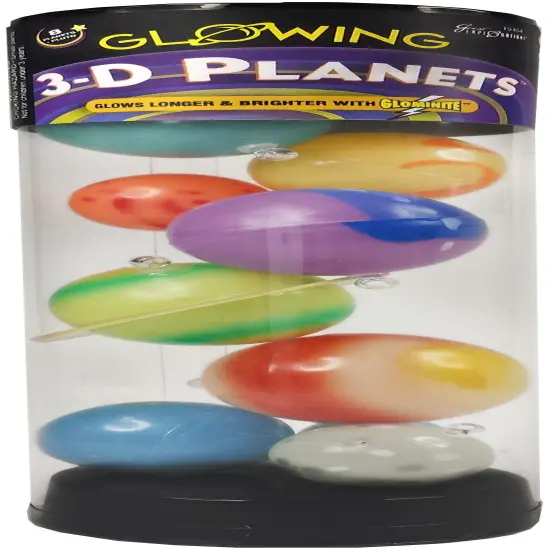 Great Explorations Glowing 3D Planets In Tube Kit {1}