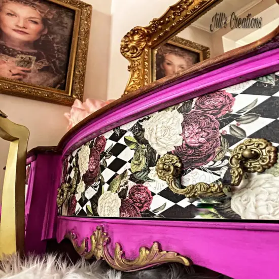 Harlequin Roses Decoupage Papers for Mixed Media and Crafting - Medium {4}