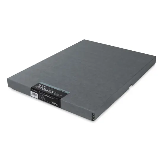 Blick Archival Storage Box - 18" x 24" x 2", Gray {1}
