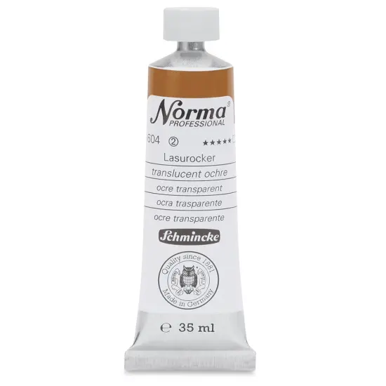 Schmincke Norma Professional Oil Paint - Translucent Ochre, 35 ml, Tube {1}