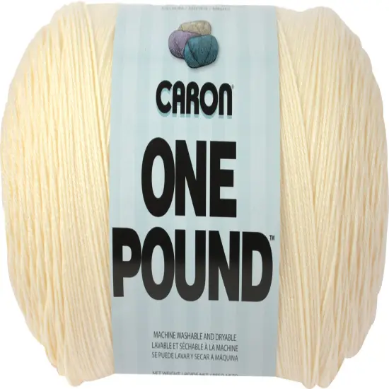 Multipack of 12 - Caron One Pound Yarn-Cream {2}