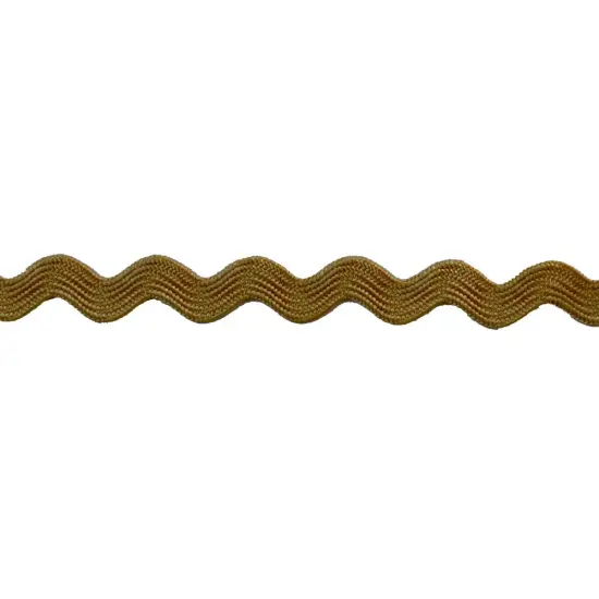 Belagio Small Ric Rac Trim, 0.375" Wide, 25 Yards, Gold {1}