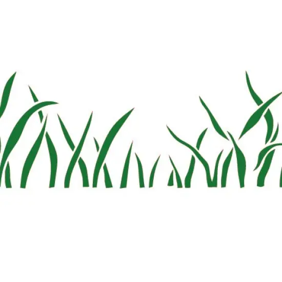 Medium Grass Wall Stencil | 2572 by Designer Stencils | Reusable Art Craft Stencils for Painting | {2}