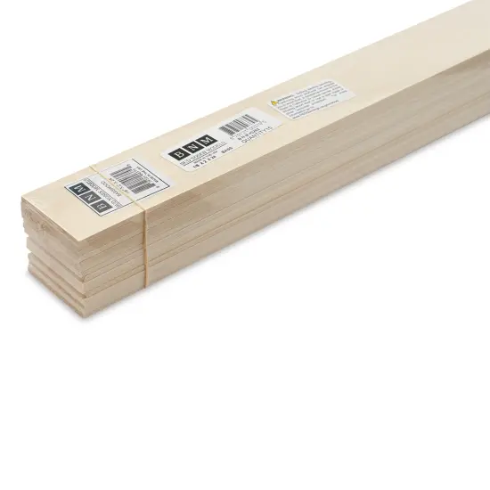 Bud Nosen Basswood Sheets - 1/8" x 2" x 24", 15 Sheets {1}