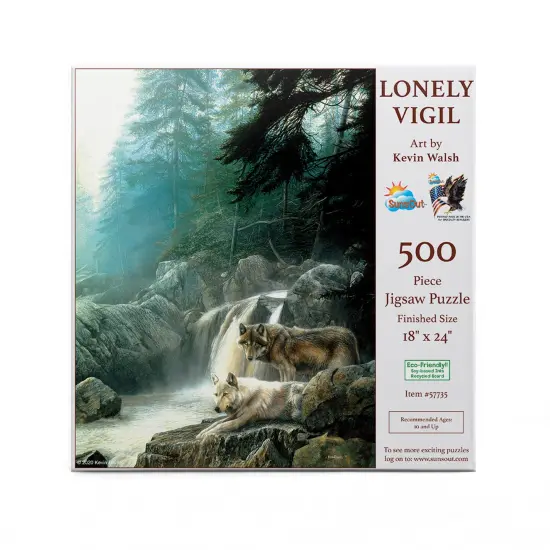 Sunsout Lonely Vigil 500 pc Jigsaw Puzzle 57735 {4}